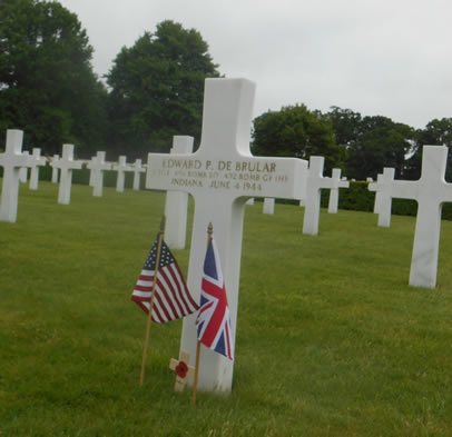 Paul DeBrular's grave